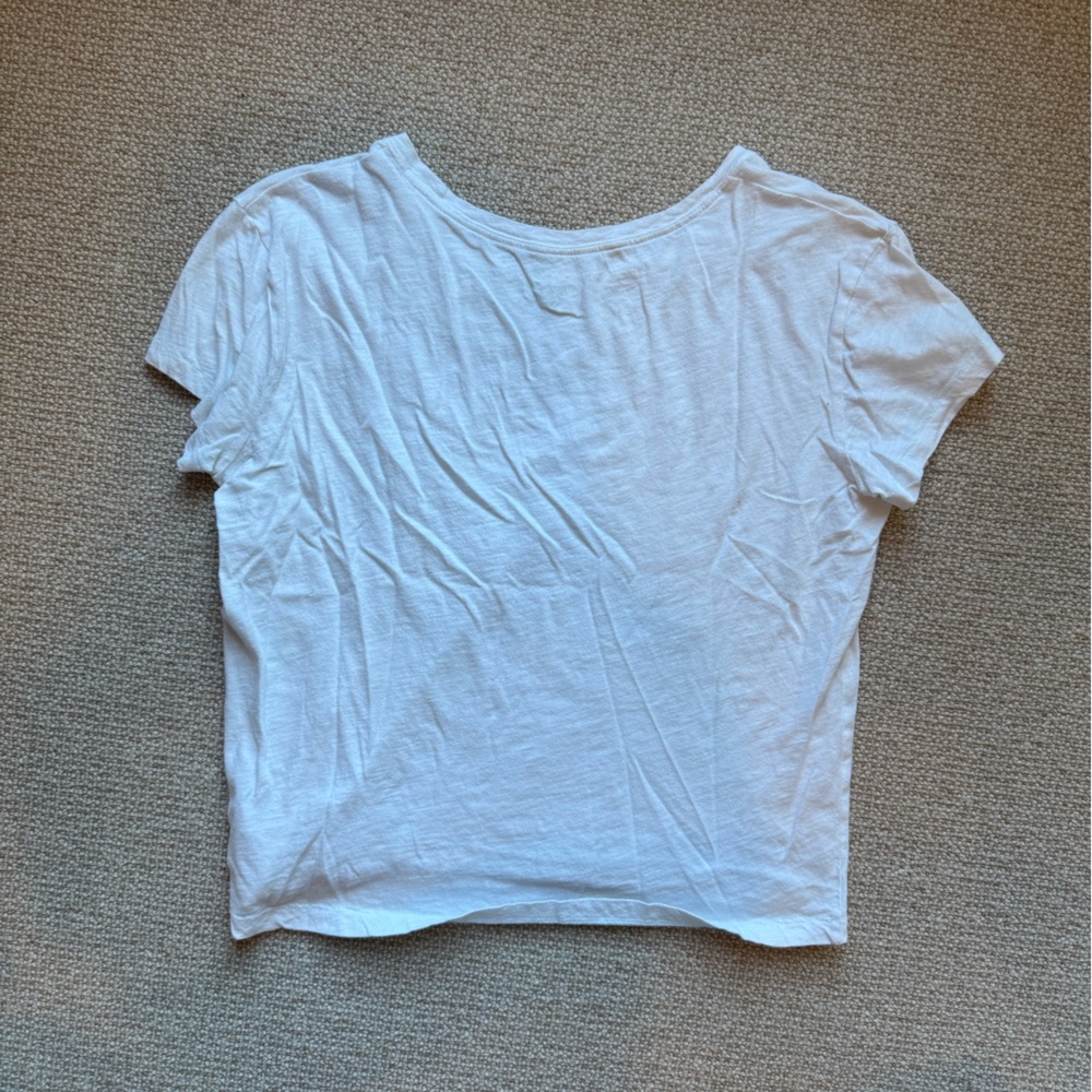 Vineyard Vines Surftee Solid White 100% Cotton t shirt Size xs - Picture 4 of 7